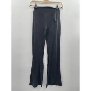 NWT ONER Soft Motion Flared Bottoms Pants Women's Small Jet Black Elastic Waist